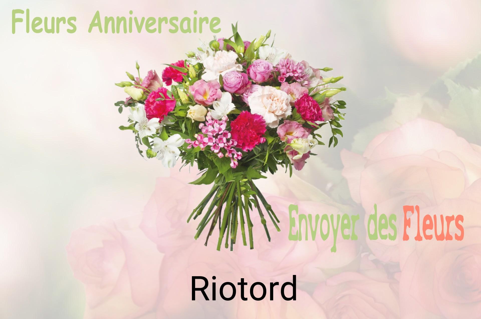 Bouquet de fleurs d’anniversaire livré à Riotord